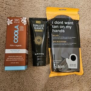 Self-Tanning Lotion & Spray with Mitt